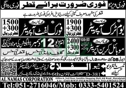 Forklift Boom Truck Operator Jobs 2025: Apply Now in Doha! - Manufacturing