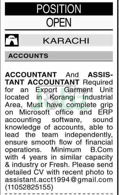 Accounts Staff Jobs in Karachi 2025: Apply Now for Top Roles - Accountancy Firm