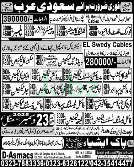 Forklift Driver Lathe Technician Jobs in Saudi Arabia 2024 - Management