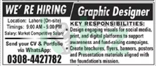 Graphic Designer Vacancies in Lahore: Apply Now for Creative Roles - Management